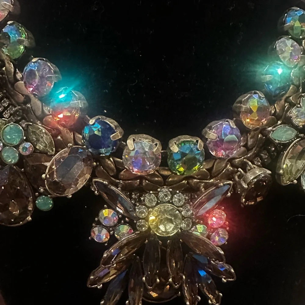 Banana Republic Multicolor Statement Bug Necklace - Picture 2 of 8